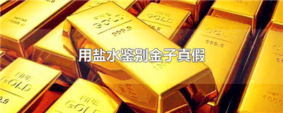 用盐水鉴别金子真假