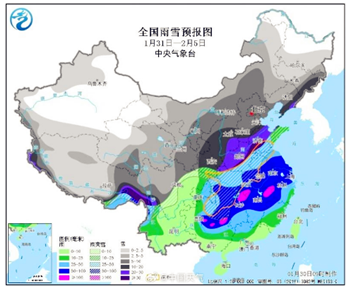 河南降雪预报图里发黑的雪将有多大 3