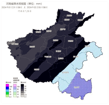河南降雪预报图里发黑的雪将有多大 2